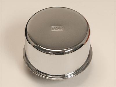 Scott Drake Valve Cover Oil Caps C5ME-6766-A Cap, Twist-in, Round, Steel, Chrome, FoMoCo Top Style, Ford, Each
