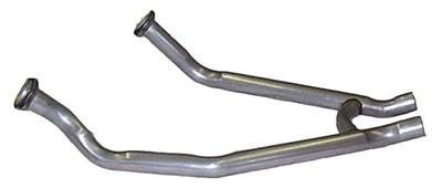 Scott Drake H-Pipes D1ZZ-5246-FR Exhaust Crossover Pipe, H-Pipe, 2.25 in. Diameter, Steel, Aluminized, Ford, Mustang, 351C-4V, Each