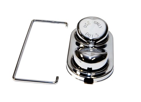 Scott Drake Brake Master Cylinder Caps D3AZ-2162-C Cap, Single Bail Style, Steel, Cadmium Plated, Ford, Each