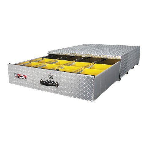Westin Automotive Truck Toolboxes and Utility Boxes 80-HBS338 BRTBX HD Bedsafe 48in D x 40in W x 12in H single drawer, Aluminum