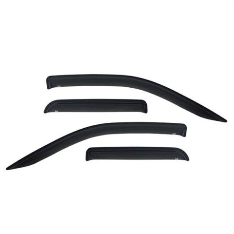 Westin Tape-On Slim Wind Deflectors 72-31482 Side Window Visors, Windguards, Smoke, Acrylic, Front and Rear, Chevrolet, GMC, Set of 4