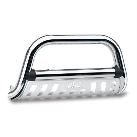 Westin Ultimate Bull Bars 32-2250 Grille Guard, Bar, One-piece Style, Stainless Steel, Chrome, Toyota, Each