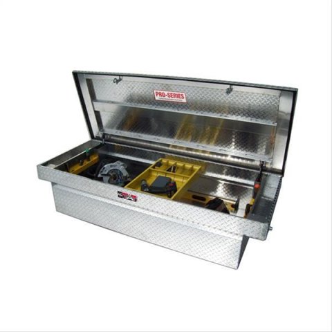 Westin Automotive Truck Toolboxes and Utility Boxes 80-RB154FL BRTBX Full Lid Full Size Step Side & Down Size Shallow Depth, Aluminum