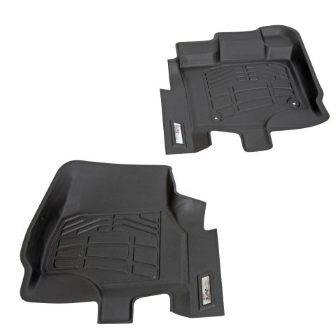 Westin Sure-Fit Floor Liners 72-110069 Mats, Sure-Fit, Front, Black, Rubberized/Thermoplastic, Ford, Truck, Pair