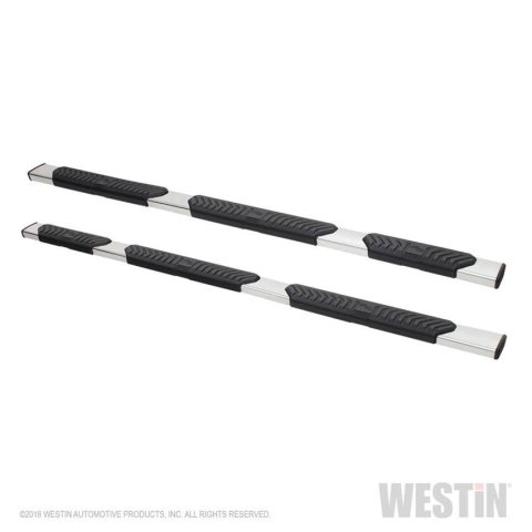 Westin R5 M-Series Wheel-to-Wheel Step Bars for 2019-2025 1500 - 28-534720 Bars, Nerf Bars, Wheel-To-Wheel, Stainless Steel, Polished, Ram, Pair