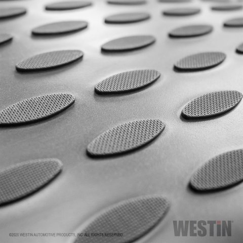 Westin Profile Floor Liners 74-21-41010 Mats, Liners, Cargo Area, Rubberized Polymer, Black, Logo, Jeep, Each