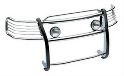 Westin Sportsman Grille Guards for 2011-2018 1500, 2019-2023 1500 CLASSIC, 2009-2010 RAM - 45-3540 Guard, Sportsman, One-piece, Stainless Steel, Polished, Dodge, Ram, Each