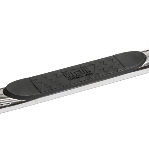 Westin Platinum Series Oval Step Bars 21-3850 Bars, Nerf Bars, Series, Oval, Stainless Steel, Polished, 4 in. Diameter, Chevy, GMC, Pair