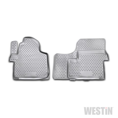 Westin Profile Floor Liners 74-27-11011 Mats, Liners, Front Seat, Rubberized Polymer, Black, Logo, Dodge, Freightliner, Mercedes-Benz, Pair
