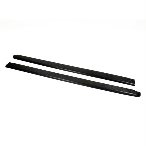 Westin Bed Rail Caps 72-40431 Caps, Smooth Style, Plastic, Black, Dodge, Pair