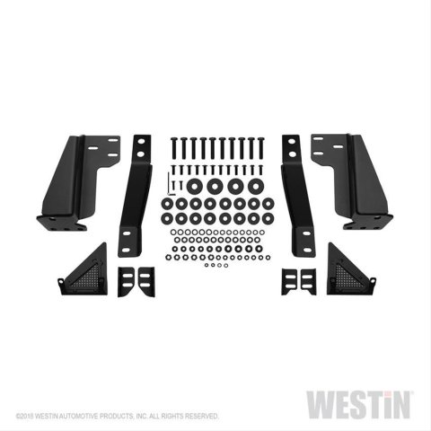 Westin Outlaw Bumpers 58-61035 Bumper, Series, Tube, Steel, Black Texture, Front, Toyota, Each