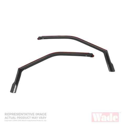 Westin In-Channel Wind Deflectors 72-44485 Side Window Visors, In-Channel, Front, Snap-in, Acrylic, Smoke, Honda®, Pair