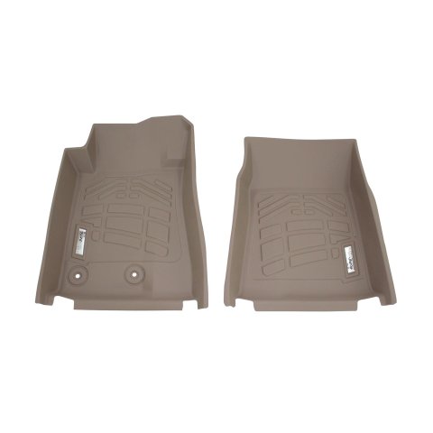 Westin Sure-Fit Floor Liners for 2015-2020 MUSTANG - 72-130077 Liners, Sure-Fit, Front Seat, Rubberized Thermoplastic, Tan, Ford, Pair