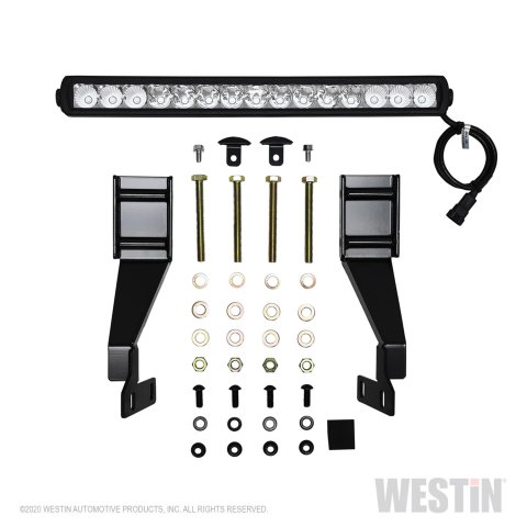 Westin Ultimate LED Bull Bars for 2020-2025 SILVERADO 2500 HD, 2020-2023 3500 HD - 32-3995L Grille Guard, LED, Steel, Black, Chevy, Each