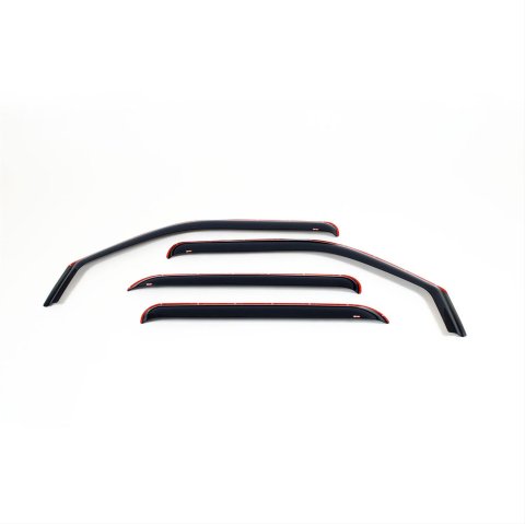 Westin Tape-On Slim Wind Deflectors 72-88446 Side Window Visors, Windguard, Front and Rear, Acrylic, Smoke, Toyota, Rav4, Set of 4