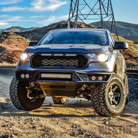 Westin Outlaw Bumpers 58-61085 Bumper, Outlaw, Tube, Steel, Black Textured Powdercoated, Ford, Each