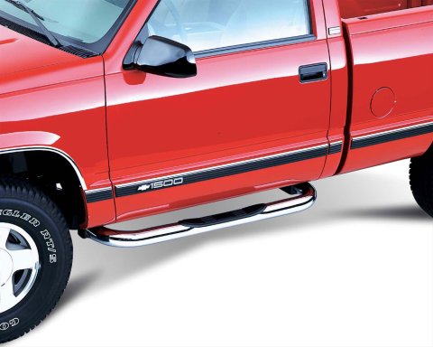 Westin Signature Series Step Bars 25-1400 Bars, Nerf Bars, Series, Steel, Chrome, 3 in. Diameter, Chevy, GMC, Pair