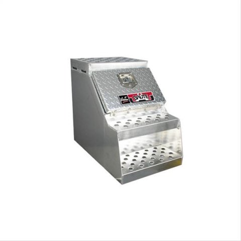 Westin Automotive Truck Toolboxes and Utility Boxes 80-HSB30 BRTBX HD Step Box 30in BRTBX HD Step Box 30in, Aluminum