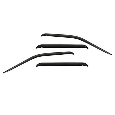 Westin Tape-On Slim Wind Deflectors 72-43480 Side Window Visors, Windguards, Smoke, Acrylic, Front and Rear, Hyundai, Set of 4