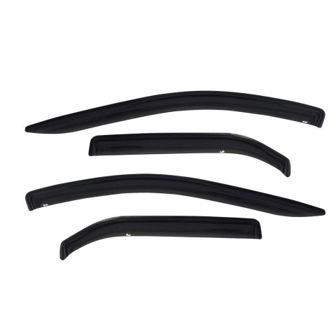 Westin Tape-On Slim Wind Deflectors 72-44482 Side Window Visors, Windguards, Smoke, Acrylic, Front and Rear, Honda®, Set of 4
