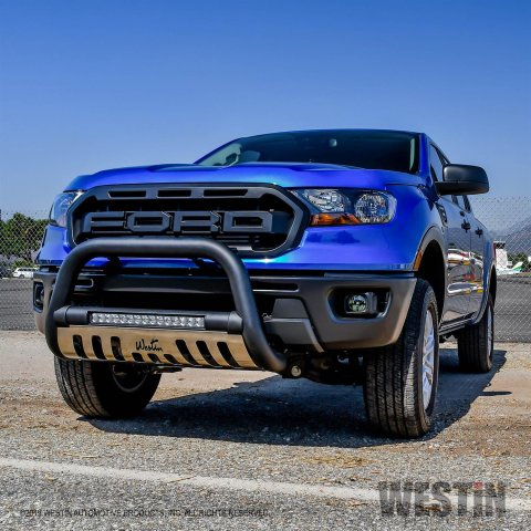 Westin Ultimate LED Bull Bars for 2019-2023 RANGER - 32-3985L Grille Guard, LED, Steel, Black, Ford, Each