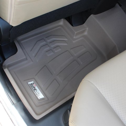 Westin Sure-Fit Floor Liners 72-133078 Liners, Sure-Fit, Second Seat, Rubberized Thermoplastic, Tan, Mitsubishi, Each