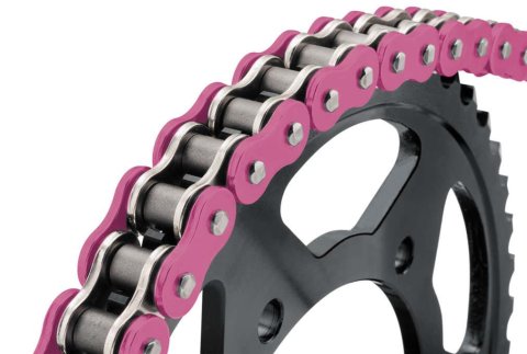 BikeMaster BMXR Series Chains 197475 drive chain 525X120 ORING CHAIN PINK PNK