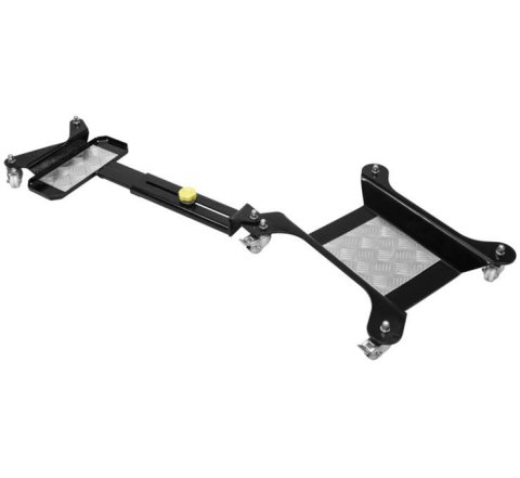 BikeMaster Adjustable Motorcycle Dollies 152509 Dollies, Dolly, 1,100 lbs. Capacity, Steel, Black Powdercoated, Each
