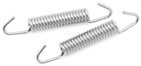 BikeMaster Powersports Exhaust Springs 151835 spring EXHAUST SPRINGS 57MM PR BM SIL
