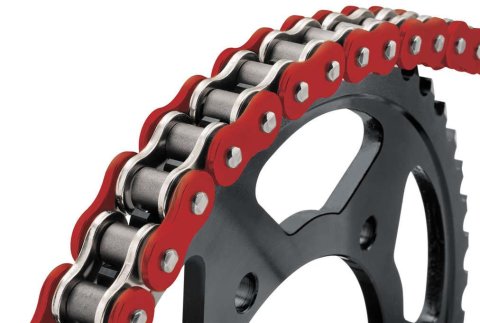 BikeMaster BMXR Series Chains 197470 drive chain 525X120 ORING CHAIN RED RED