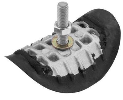 BikeMaster Motorcycle Rim Locks 152381 Lock, Aluminum, Rubber, 1.85 in. Rim, Each