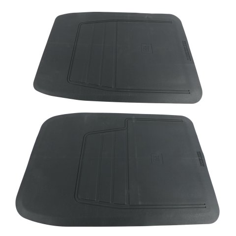 Brothers Trucks Floor Mats 05-200LG Mats, PVC Rubber, Chevy GMC, Front, Gray, Pair