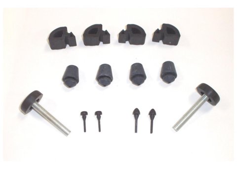 Brothers Trucks Rubber Bumper Kits RBK4754 Body Component Bump Stops, Rubber, Black, Includes Bumpers for Hood, Doors, Glove Box, Ashtray, and Tailgate, Chevrolet, GMC, Kit