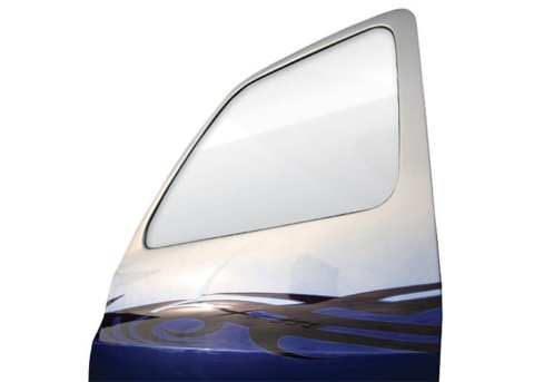 Brothers Trucks One-Piece Door Windows OPWK800CLEAR Window, One Piece Conversion, Glass, Clear, Chevy, GMC, Kit