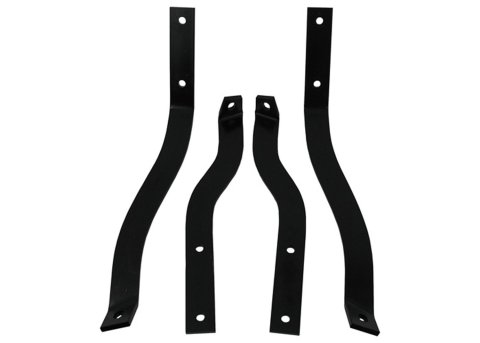 Brothers Trucks Bumper Brackets BRKT020 Brackets, Steel, Black EDP, Rear, Chevrolet, GMC, Set of 4