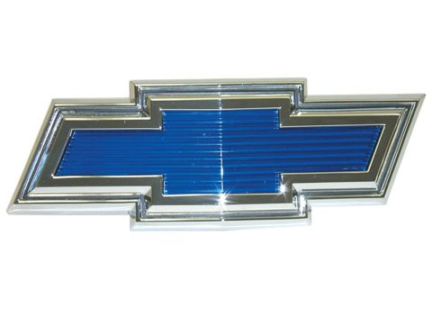 Brothers Trucks Emblems GEB7172 Emblems, Diecast, Blue/Chrome, Bowtie, Grille Position, Chevrolet, Each