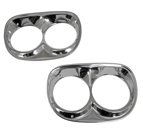Brothers Trucks Light Bezels HLB5859 1958-59 CHEVY/GMC TRUCK HEADLIGHT BEZELS