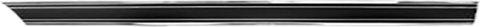 Brothers Trucks Moldings M0027R-69 Body Moldings, Aluminum, Silver/Black, Right Side Lower Front Bed Position, Fits Right Side On Long Bed Fleetside Models Only, Chevrolet, GMC, Each
