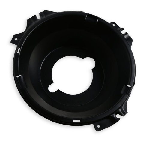 Brothers Trucks Headlight Buckets 04-232 Light Bezel, Retaining Rings, Fits Models with Quad Headlights, Aluminum, Polished, Each