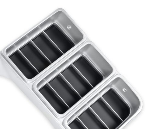 Brothers Trucks Headlight Bezels 04-328 Door, Passenger Side, Models with Single Headlights, Plastic, Argent/Black, Chevy, GMC, Each