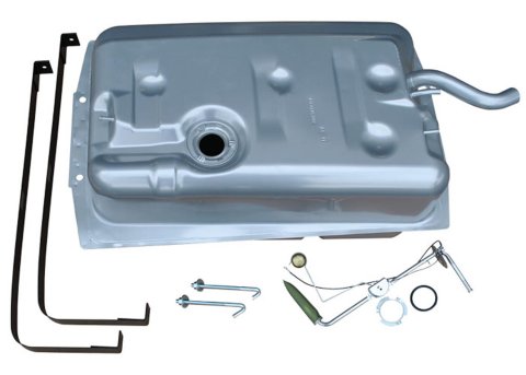 Brothers Trucks Fuel Tanks GTPDB72 Tanks, 21 Gallons Capacity, Steel, Silver, Sending Unit, Chevrolet, GMC, Kit