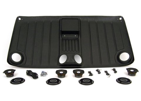 Brothers Trucks Custom Highliner Headliners HL91SPK Headliners, Headliners, Plastic, Black, Fits Models That Came without A Factory Headliner, Includes Speakers, Chevrolet, GMC, Kit