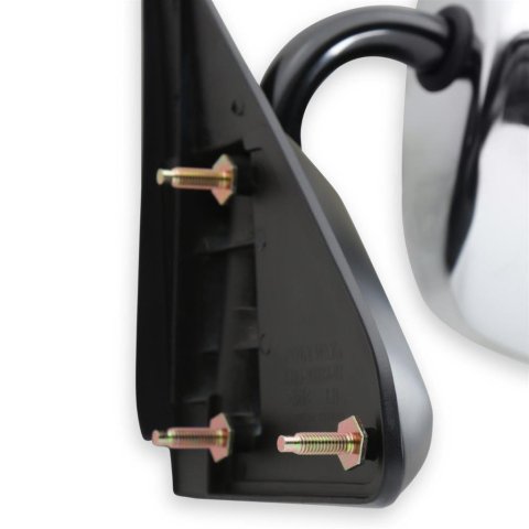 Brothers Trucks GMT400 Below Eyeline Mirrors 04-383 Side Mirror, OE Replacement, Left, Driver Side, Manual, Chrome, Chevrolet, GMC, Each