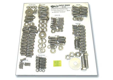 Brothers Trucks Body Fasteners CCBKHEX-87 81-87 CHVY CAB BOLT KIT STEEL HEX HEAD