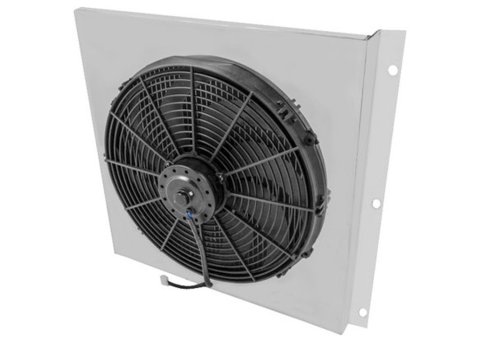 Brothers Trucks Fans, Electric AFS54C1 47-54 CHVY/GMC TRCK AL SHROUD W/FAN-V8