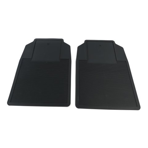 Brothers Trucks Floor Mats 05-100LG Mats, PVC Rubber, Chevy GMC, Front, Grey, Pair