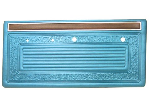 Brothers Trucks Door Panels FP27100GREEN Panels, Full Coverage, Vinyl, Green, Front, Chevrolet, GMC, Pair