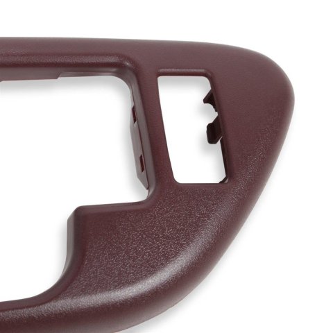 Brothers Trucks GMT400 Inside Door Handle Bezels 05-141 Interior Bezel, Maroon, Plastic, Right, Passenger Side, Front, With Power Lock Hole, Each