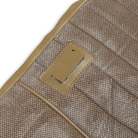 Brothers Trucks Deluxe Seat Upholstery 05-323 PLEAT, 1981-87 C/K DELUXE PLEAT VINYL/CLOTH TAN