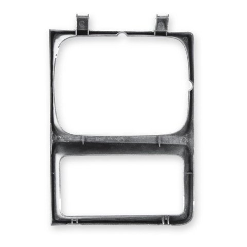 Brothers Trucks Headlight Bezels 04-190 Door, Passenger Side, Models with Single Headlights, Plastic, Argent, Chevy, GMC, Each